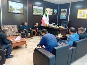 جلسه هماهنگی برنامه های تاسوعا عاشورا و تکمیل مزار شهدای گمنام شهر چاف و چمخاله 